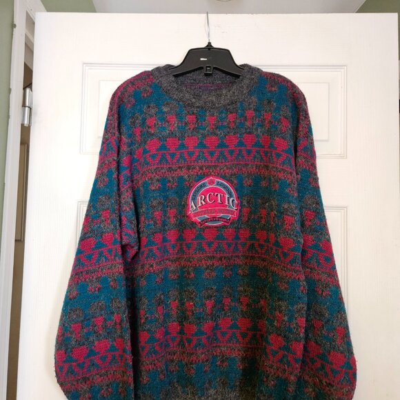 Vintage Arctic "Explore A Legends" Sweater - Picture 2 of 10